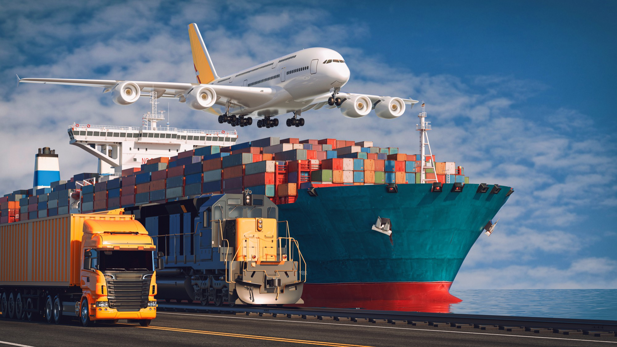 The choice of transportation methods: sea transportation, air transportation, and rail transportation.