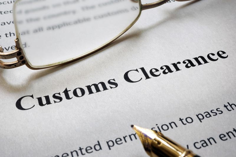 What documents are required for customs clearance?