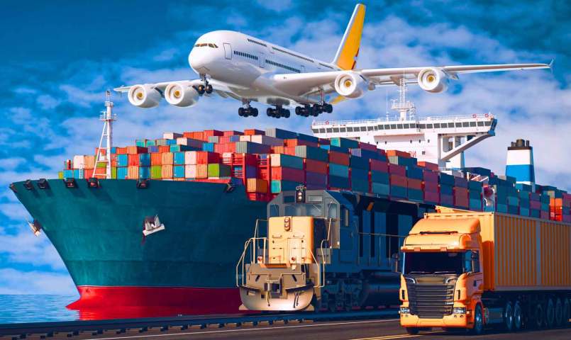 The main modes of transportation: sea transportation, air transportation, and rail transportation.