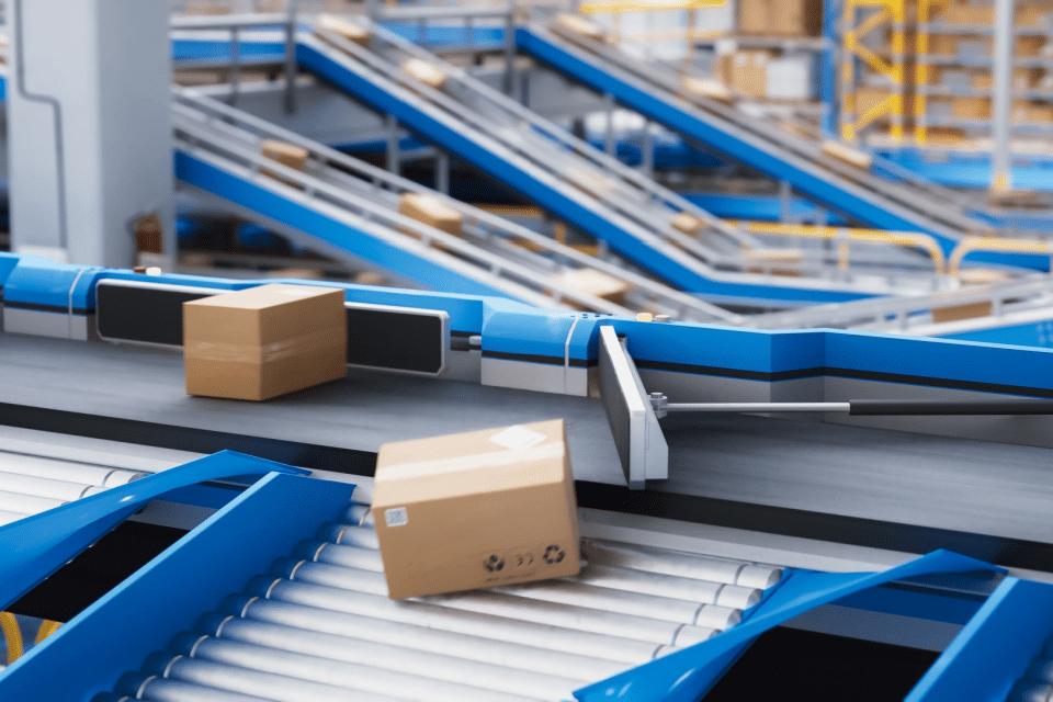 Goods in the Amazon FBA warehouse