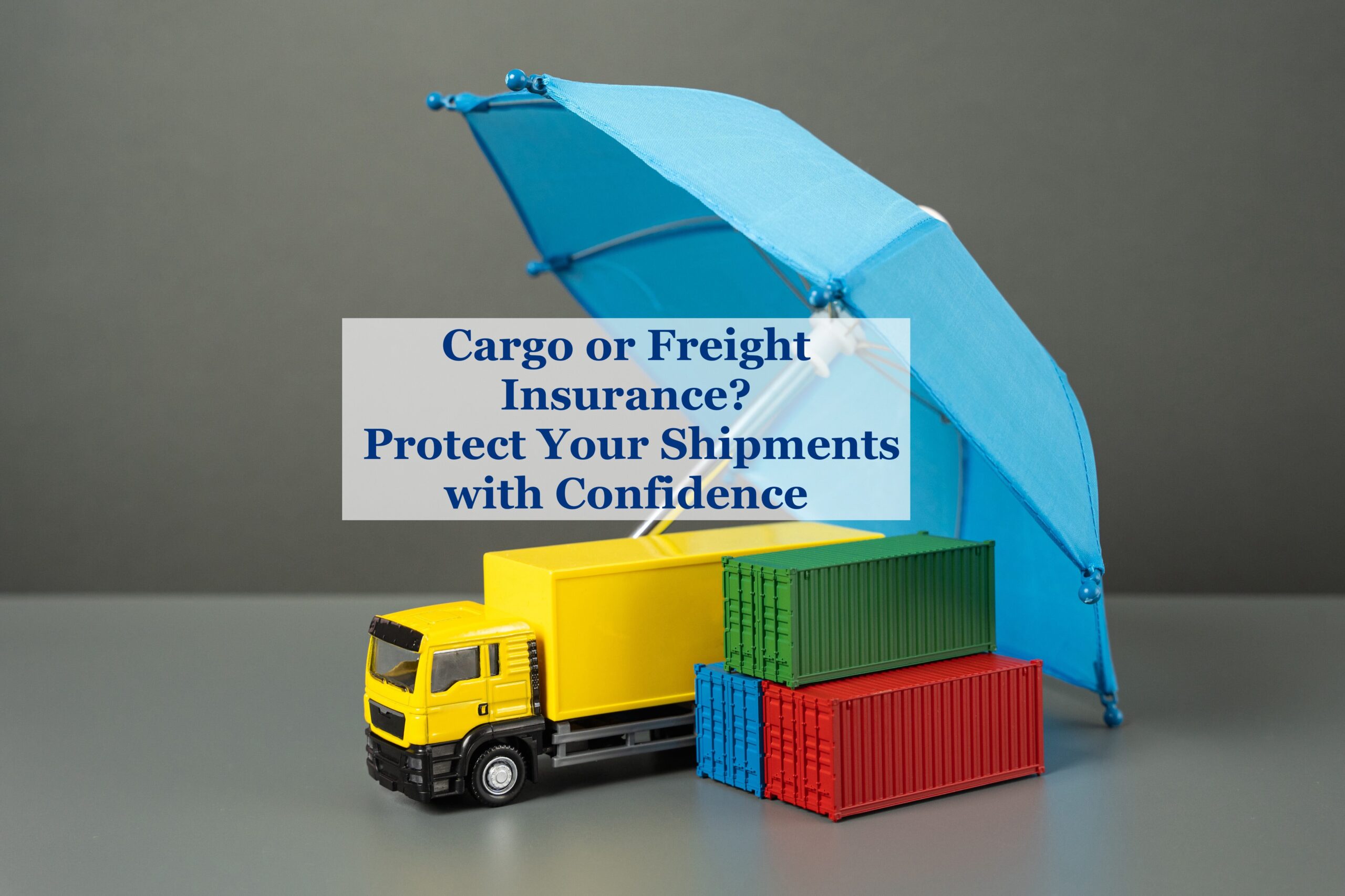Value-added service: Cargo insurance