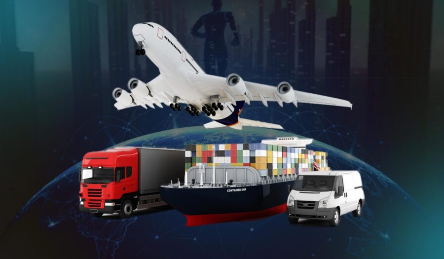 The main modes of freight transportation: sea transportation, air transportation, and rail transportation.