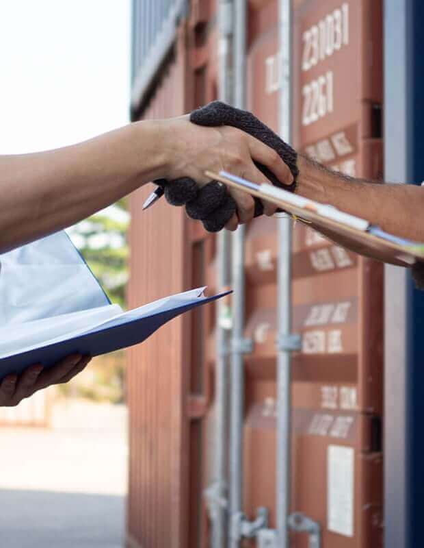 What documents are required for the delivery process of customs clearance?