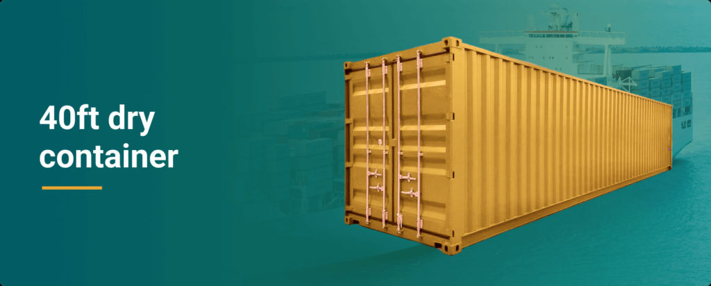 What is the freight price for a container?
