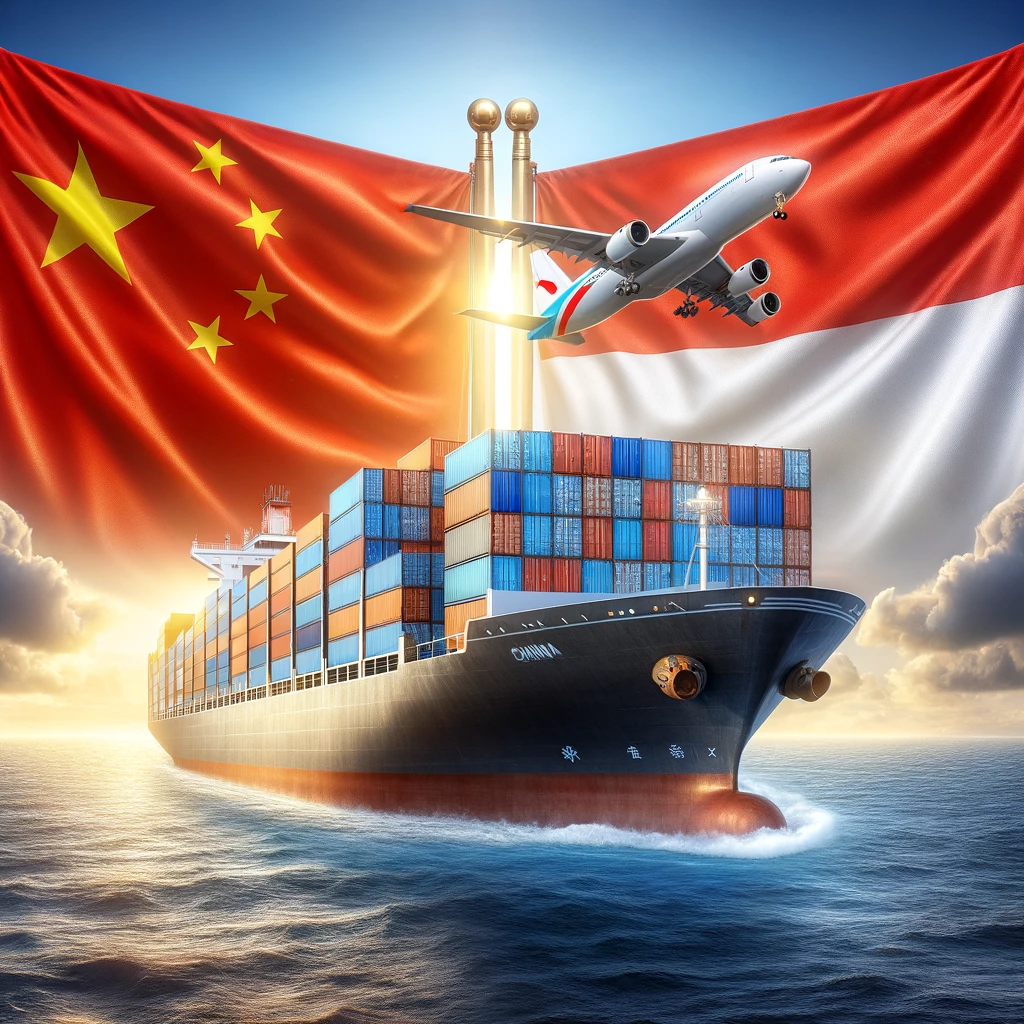 Main modes of transportation: sea freight and air freight