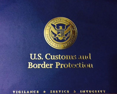 What documents are required for customs declaration in the United States?