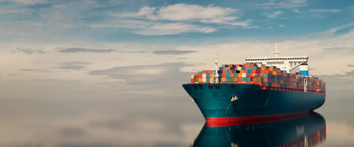 Sea freight for cost-effective shipping of large volumes