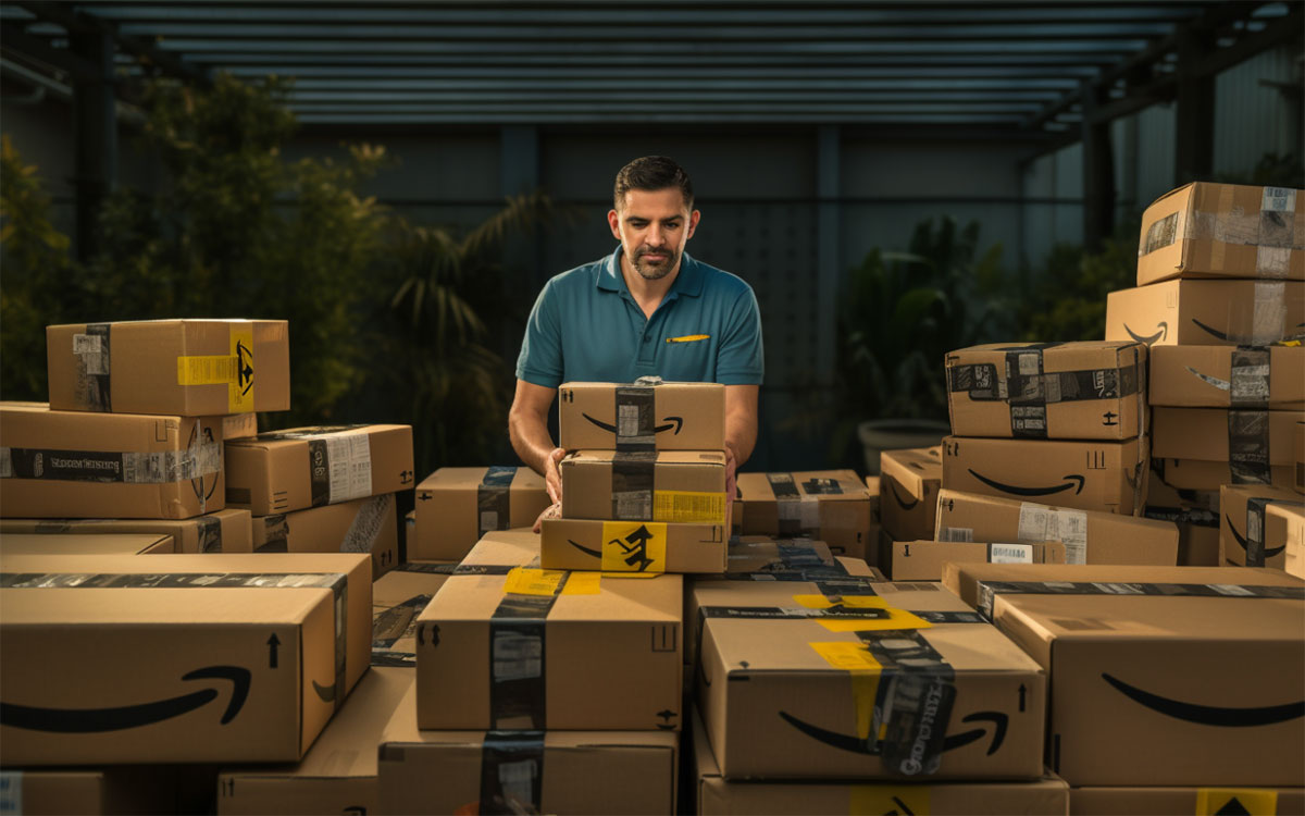 Store the goods in the warehouse for management.