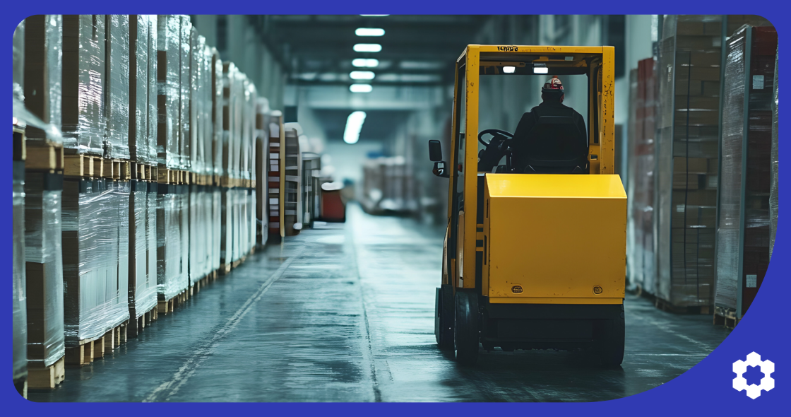 Store the goods in the warehouse for proper management.